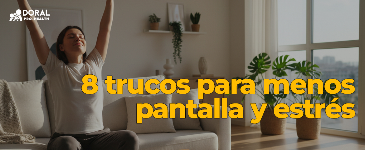 8 trucos para menos pantalla y estr�s
