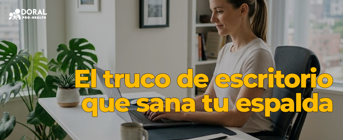 El truco de escritorio que sana tu espalda